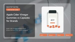 Apple Cider Vinegar Gummies vs Capsules for Brands