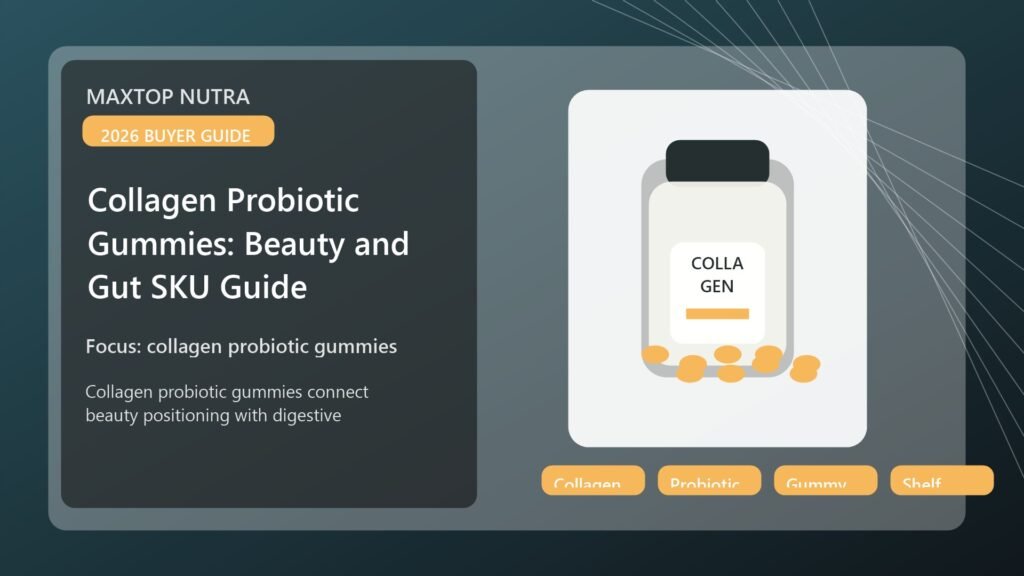 Collagen Probiotic Gummies: Beauty and Gut SKU Guide cover image for collagen probiotic gummies