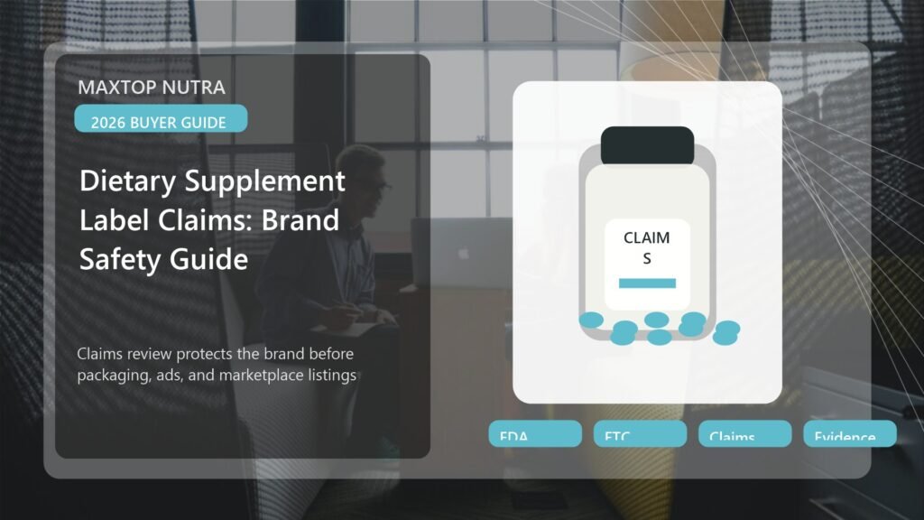 Dietary Supplement Label Claims: Brand Safety Guide cover image for dietary supplement label claims