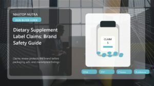 Dietary Supplement Label Claims: Brand Safety Guide