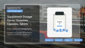 Supplement Dosage Forms: Gummies, Capsules, Tablets